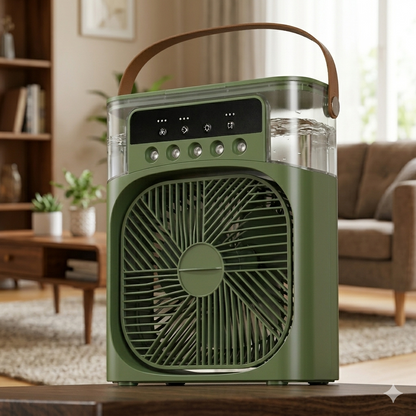 Ventilador de Aire Portátil con Humidificador